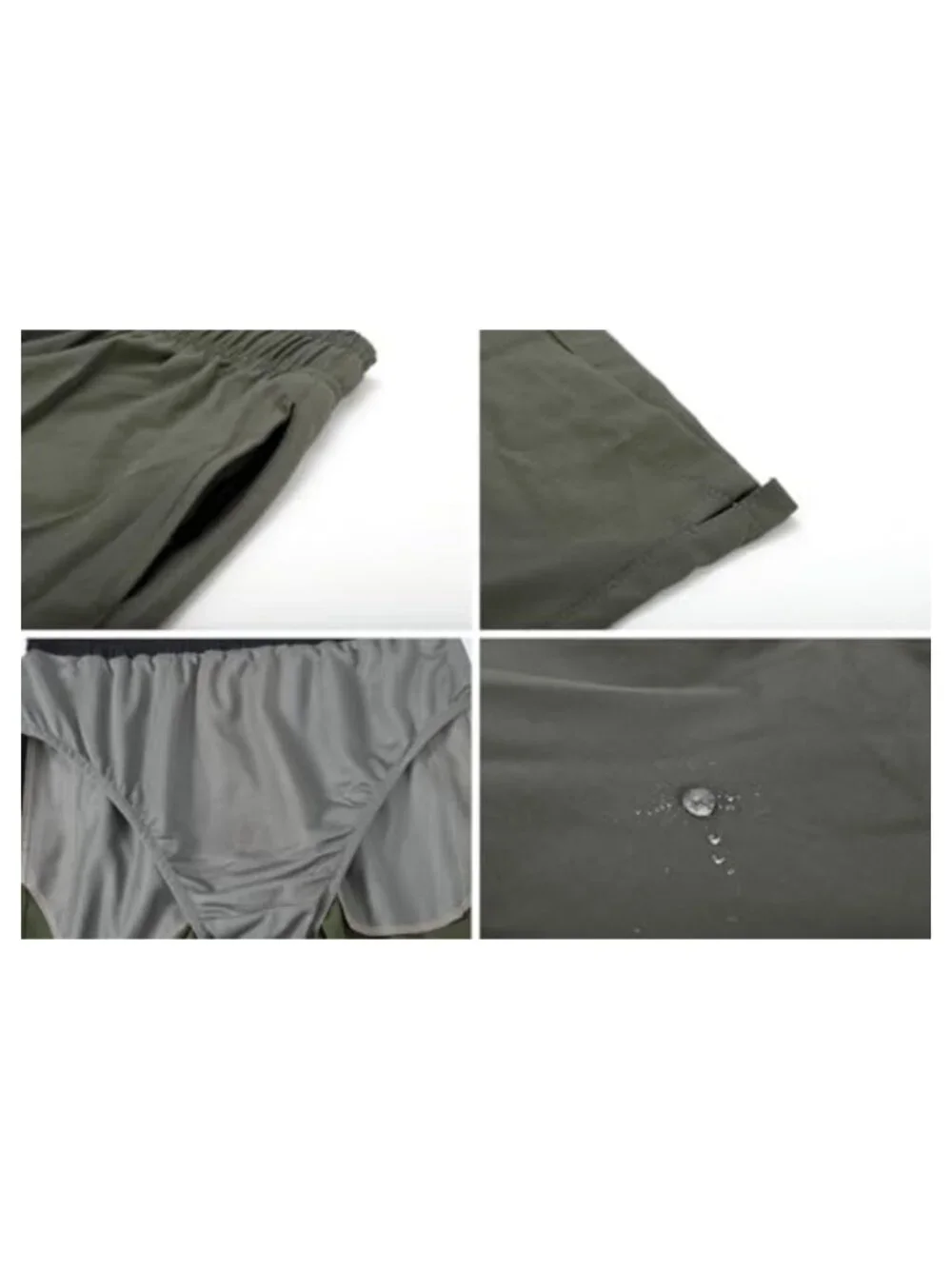 Men's Quick Dry Swim Trunks Board Shorts with Zipper Pockets and Mesh Lining